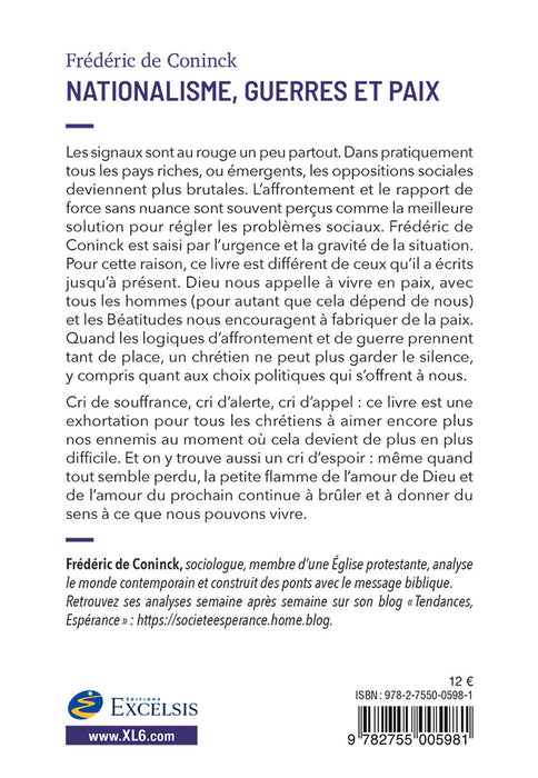 Nationalisme, guerres et paix