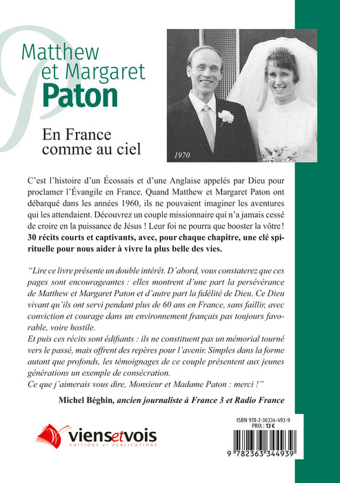 Matthew et Margaret Paton