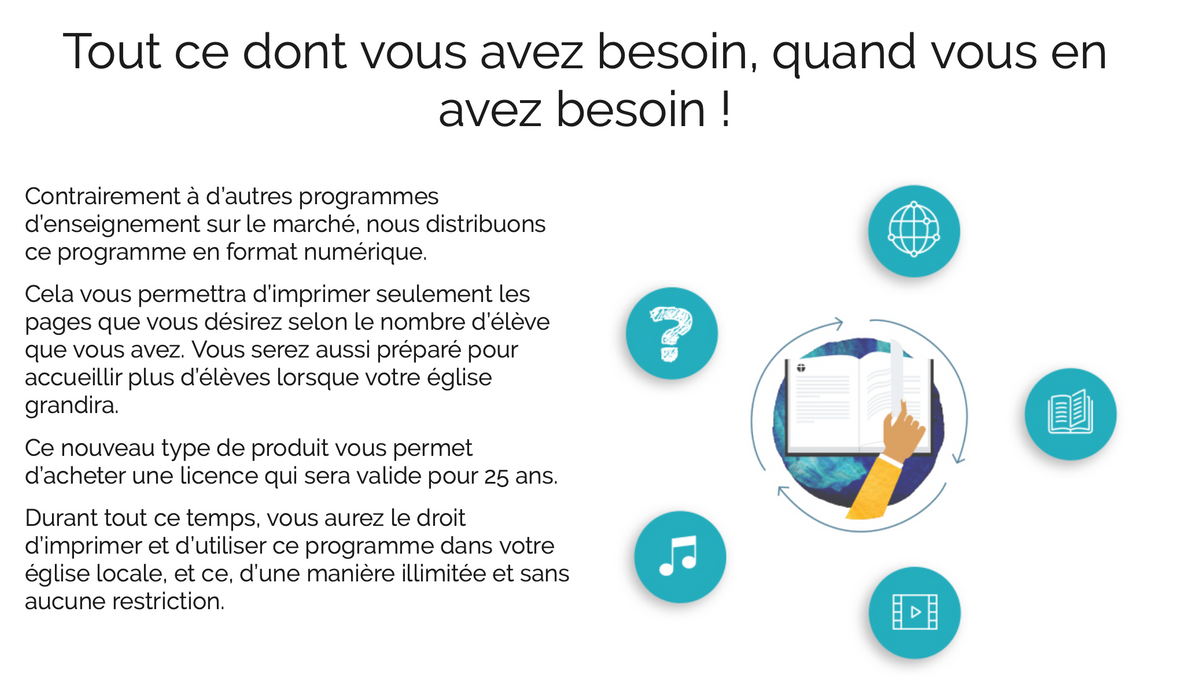 Le Projet Évangile pour enfants (licence à vie)