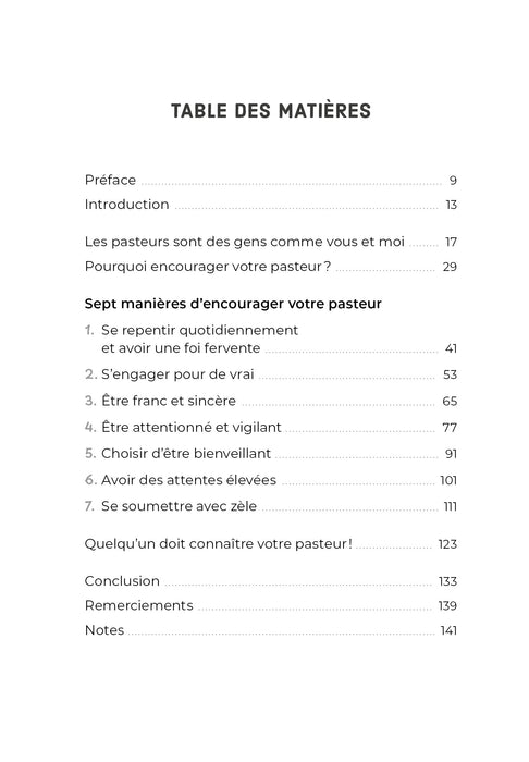 Comment encourager votre pasteur