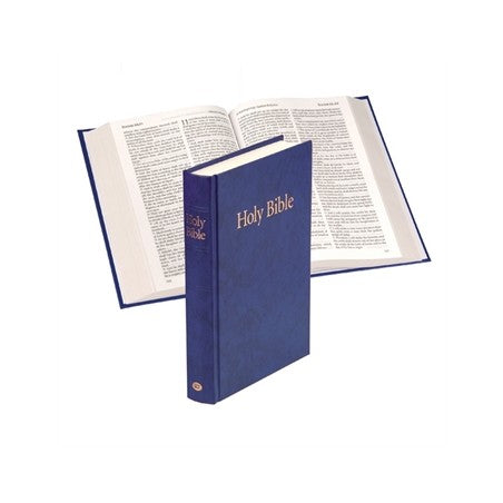 Anglais, Bible King James Version, moyen format, rigide, bleue