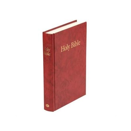 Anglais, Bible King James Version, rigide, rouge