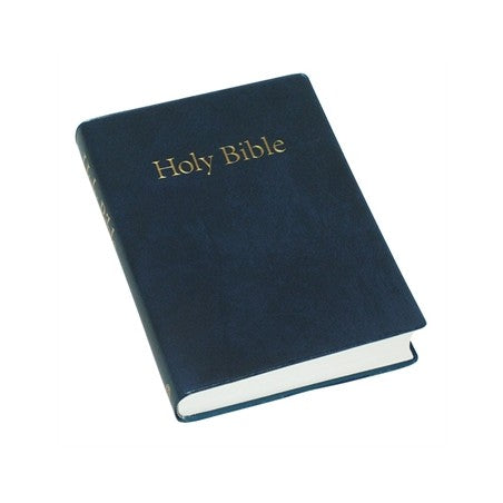 Bible en Anglais, moyen modèle souple bleue, version King James