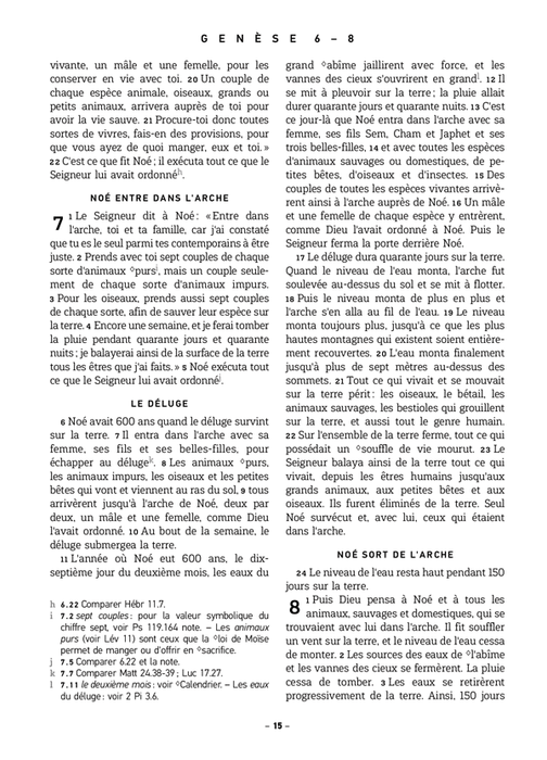Bible nouvelle français courant (NFC) en fer à dorer avec tranches colorées