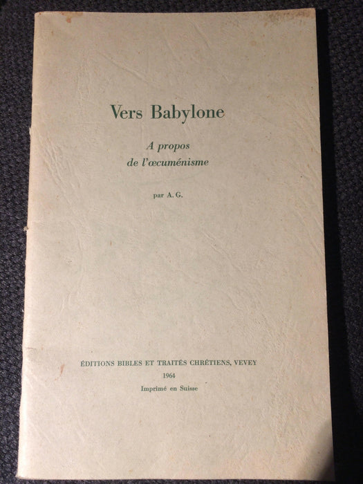 Occasion - Vers Babylone