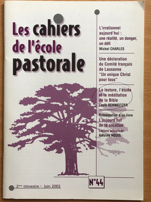 Occasion - Les cahiers de l'école pastorale - 44