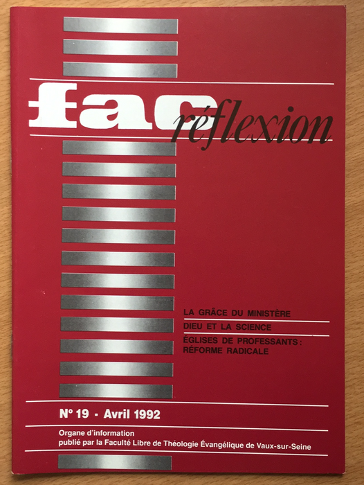 Occasion - Fac réflexion vol.19 1992