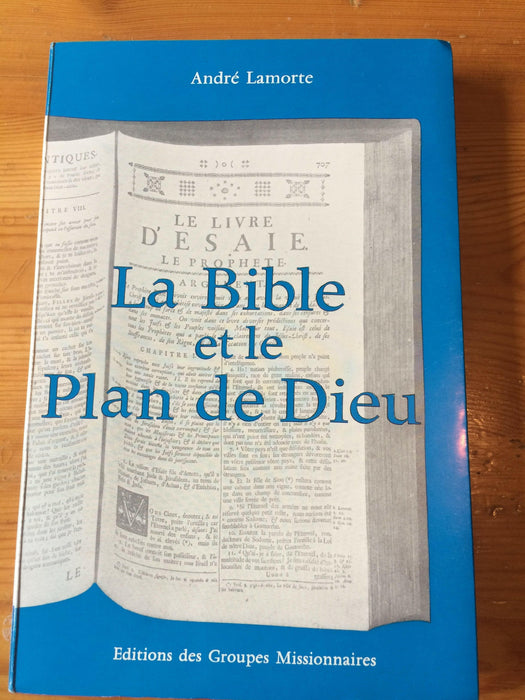 La Bible et le Plan de Dieu