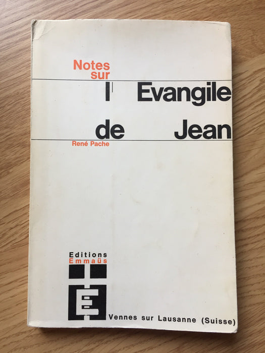 Notes sur l'Évangile de Jean