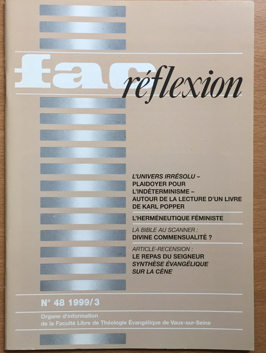Occasion - Fac réflexion vol.48 1999