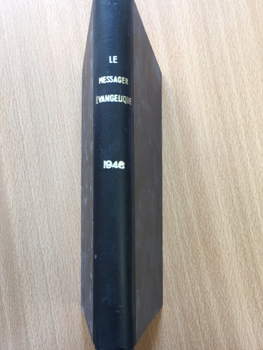 Occasion - Le messager évangélique 1946