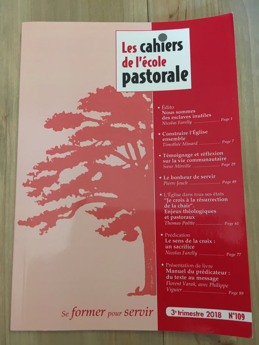 Occasion - Les cahiers de l'école pastorale - 109