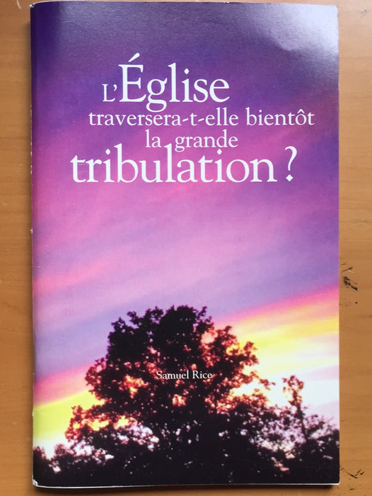 Occasion - L'Eglise traversera-t-elle bientôt la grande tribulation ?