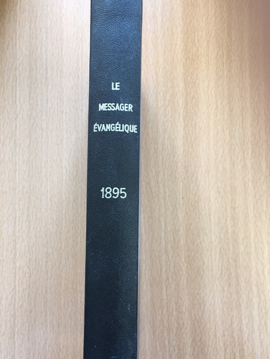 Occasion - Le messager évangélique 1895