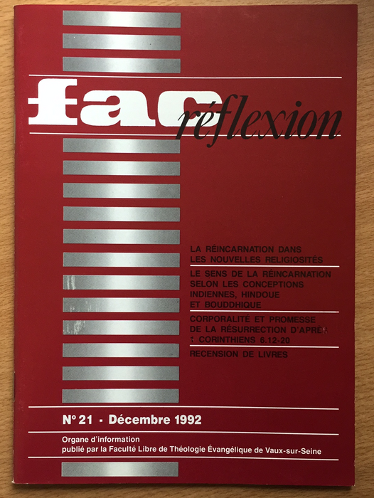 Occasion - Fac réflexion vol.21 1992