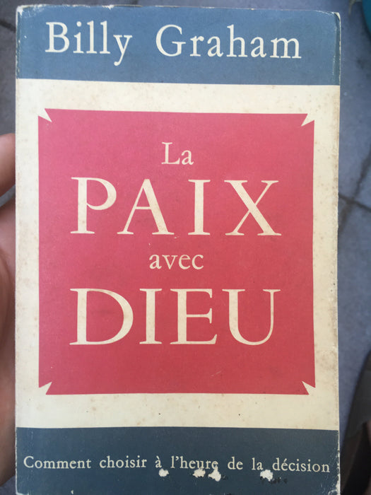 Occasion - La paix avec Dieu
