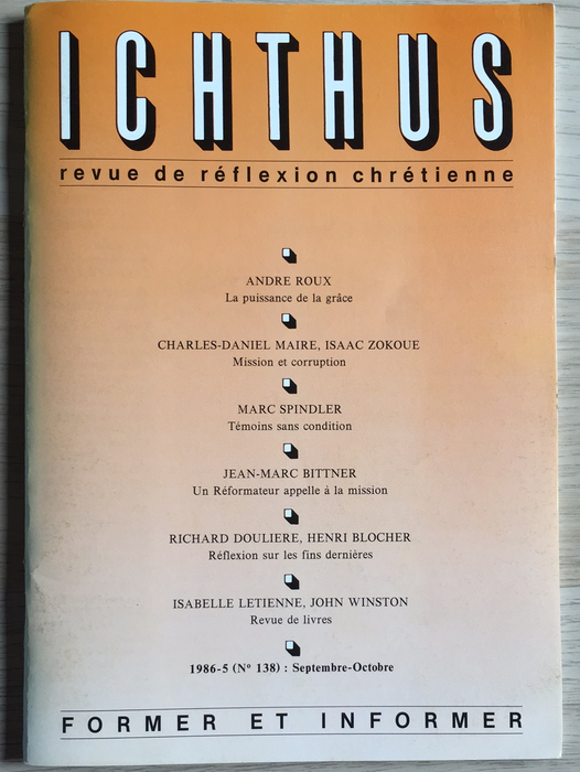 Occasion - Ichthus N°138
