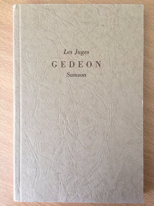 Gédéon, Samson, les Juges