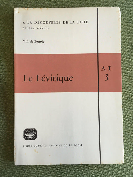 Le Lévitique