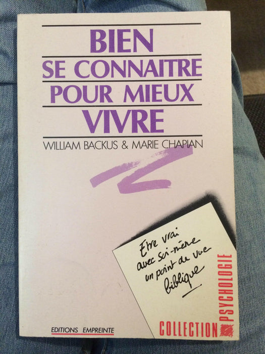 Occasion - Bien se connaître pour mieux vivre