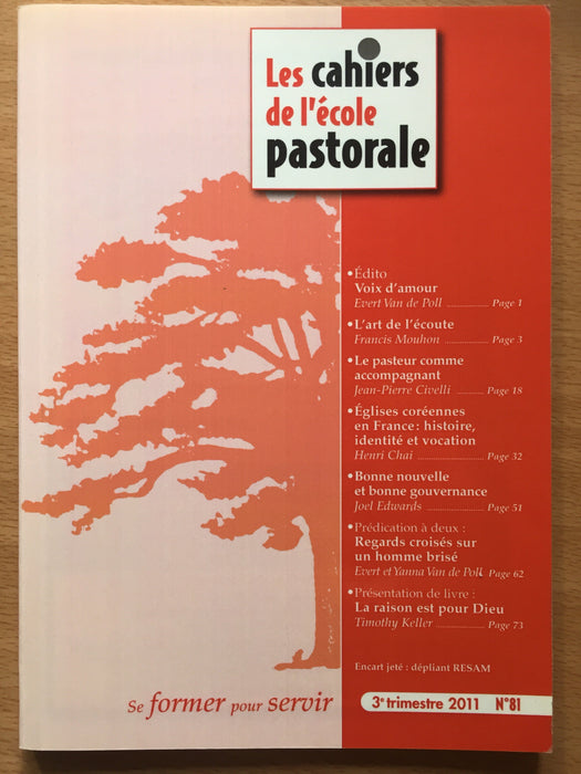 Occasion - Les cahiers de l'école pastorale - 81