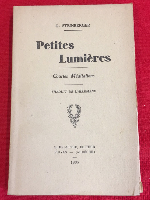 Occasion - Petites lumières [STEINBERGER GEORGES]