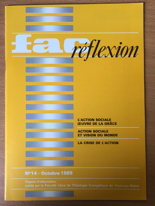 Occasion - Fac réflexion vol.14 1989
