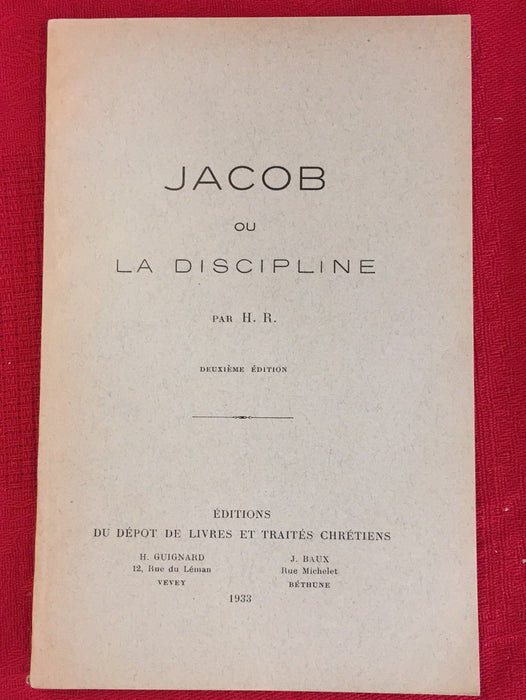 Jacob ou la discipline
