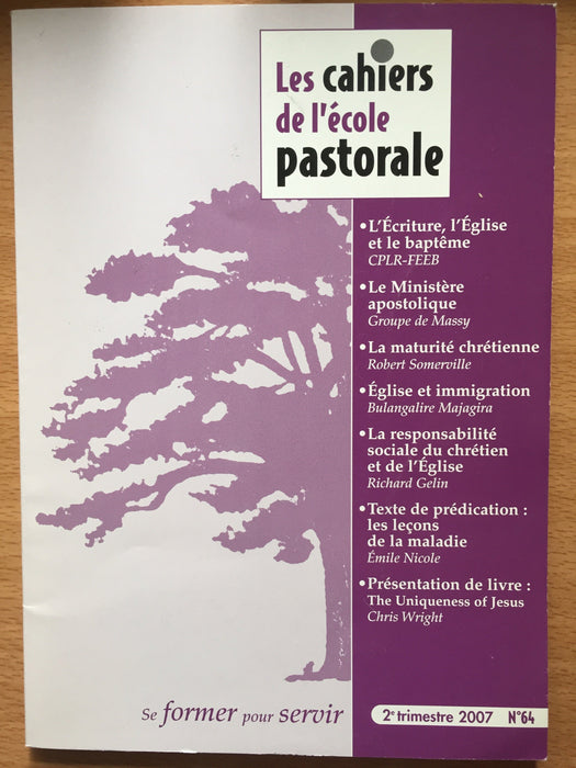 Occasion - Les cahiers de l'école pastorale - 64