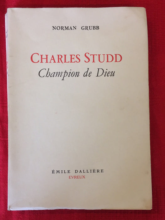 Occasion - Charles Studd : Champion de Dieu [GRUBB Norman]