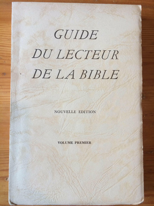 Occasion - Guide du lecteur de la Bible