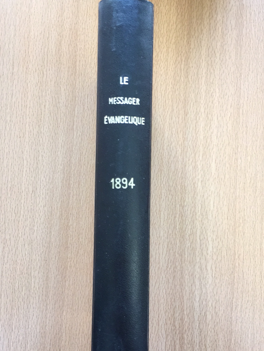 Occasion - Le messager évangélique 1894