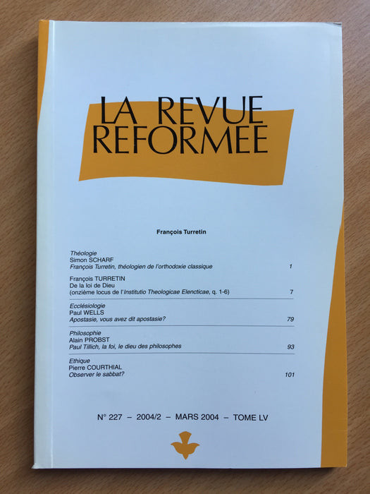 Occasion - La revue réformée #227 Mars 2004