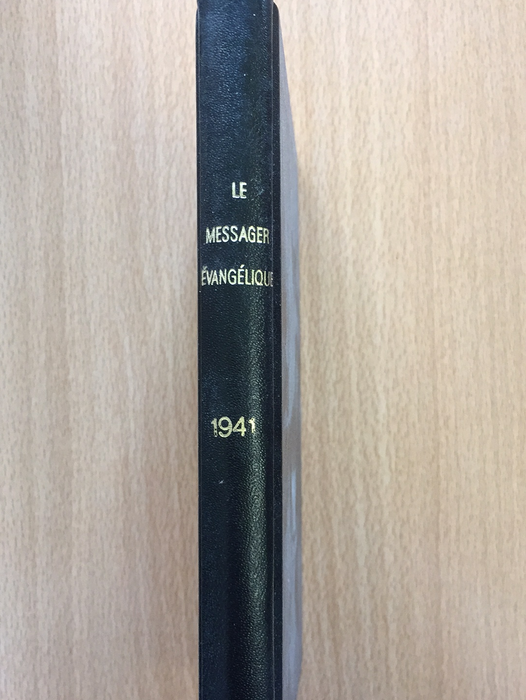 Occasion - Le messager évangélique 1941
