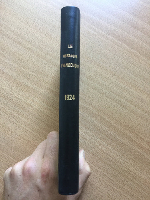 Occasion - Le messager évangélique 1924