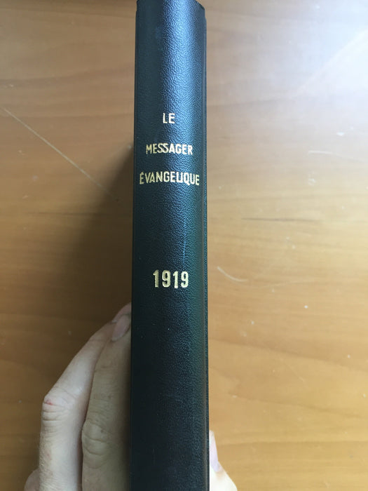 Occasion - Le messager évangélique 1919