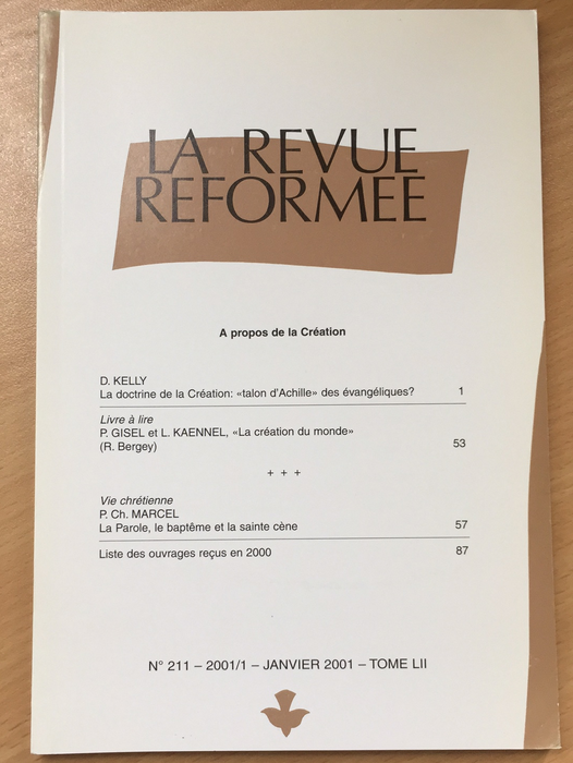Occasion - La revue réformée #211 Janvier 2001