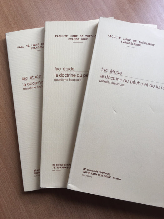 La Doctrine du Péché et de la Rédemption