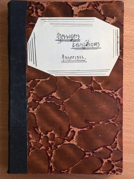 Occasion - Le messager évangélique 1933