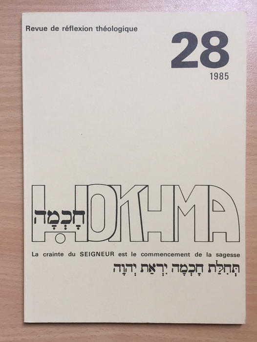 Occasion - Hokhma n°28