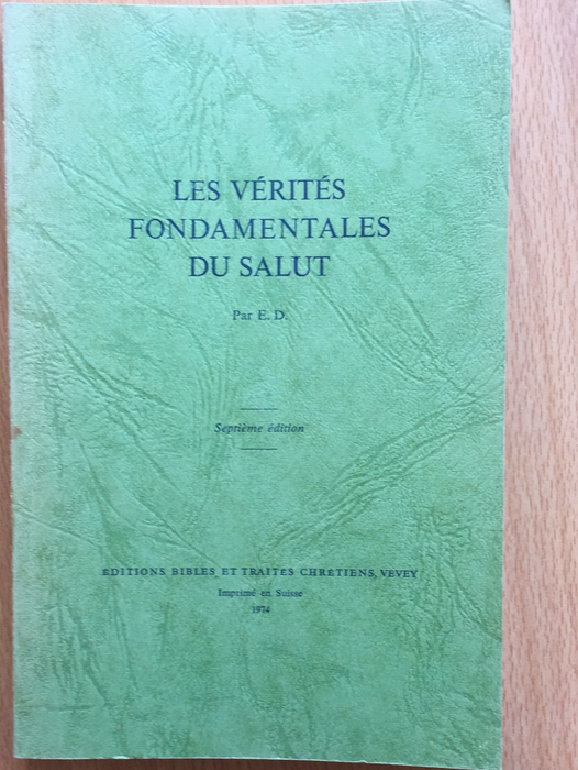 Occasion - Les vérités fondamentales du salut