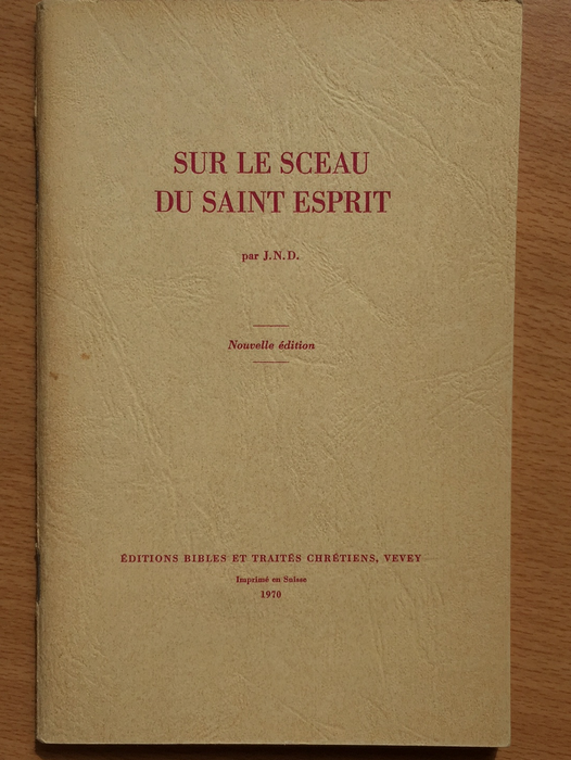 Sur le sceau du Saint Esprit
