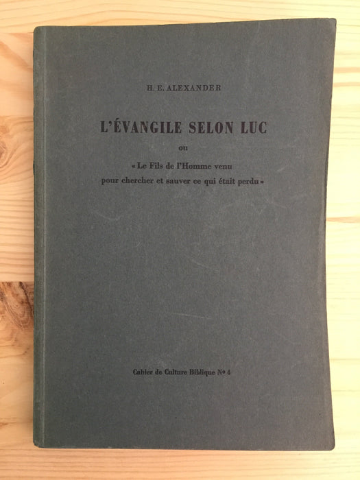 L'Évangile selon Luc