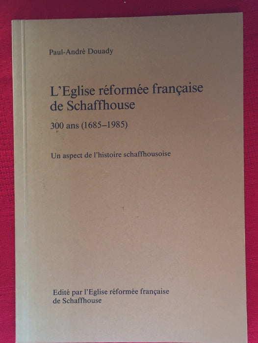 Occasion - L'Eglise réformée française de Schaffhouse