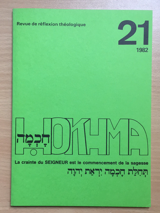 Occasion - Hokhma n°21