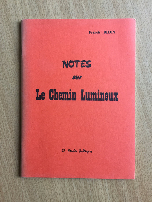 Occasion - Notes sur le chemin lumineux