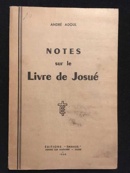 Notes sur le livre de Josué