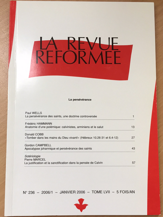 Occasion - La revue réformée #236 Janvier 2006