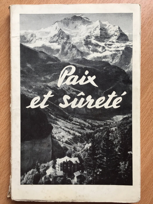 Paix et sûreté