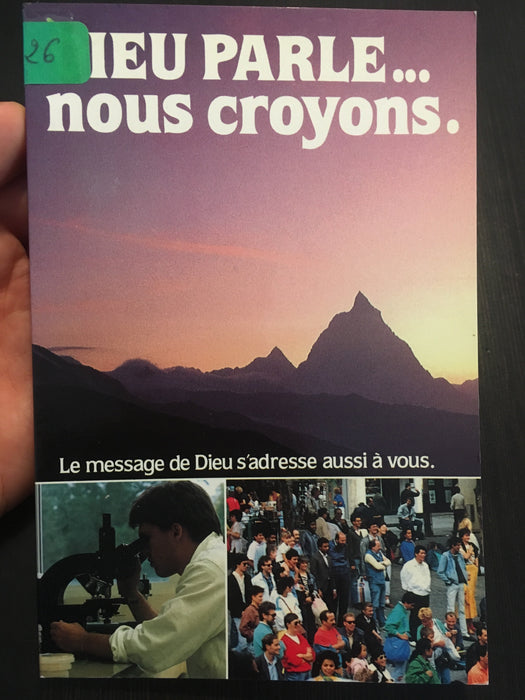 Occasion - Dieu parle… nous croyons
